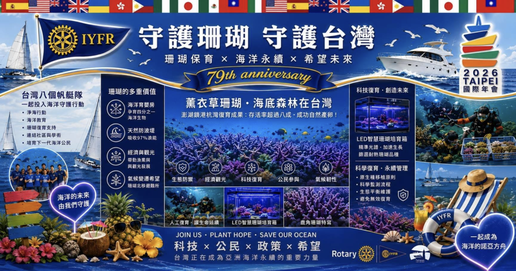 Coral 60 全球海洋公益行動計畫